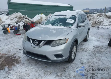 2015 Nissan Rogue Sv from USA, damaged, VIN KNMAT2MV0FP503007